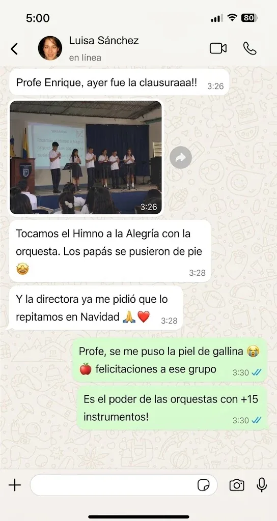 Testimonio de un maestro